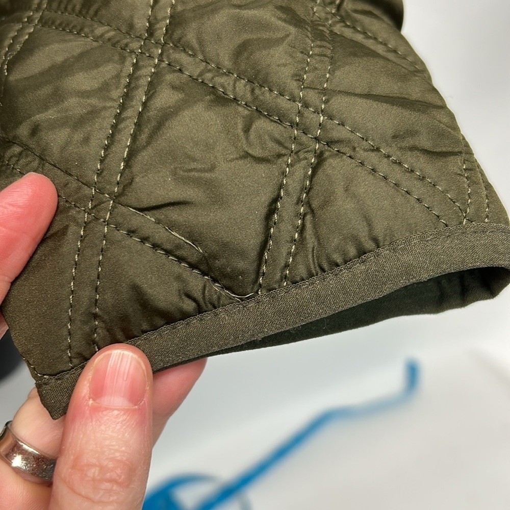 Women’s size, small olive green jacket - Picture 4 of 6